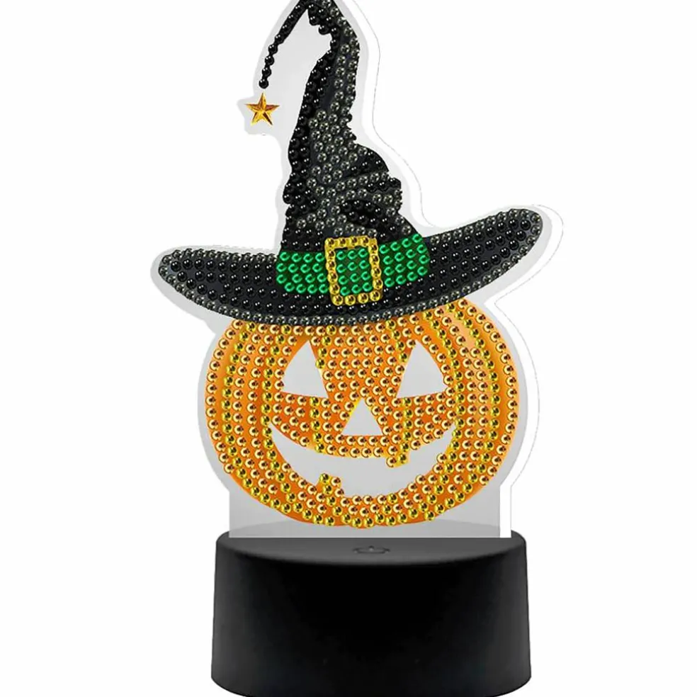 Sparkly Selections Pumpkin Lamp Diamond Art Kit