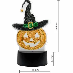 Sparkly Selections Pumpkin Lamp Diamond Art Kit