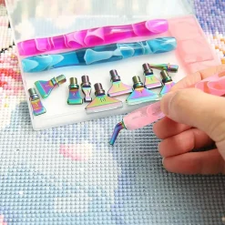 Sparkly Selections Rainbow Metal Tipped Diamond Painting Pen Accessory Set