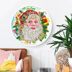 Sparkly Selections Santa Diamond Painting Wall Decoration Kit