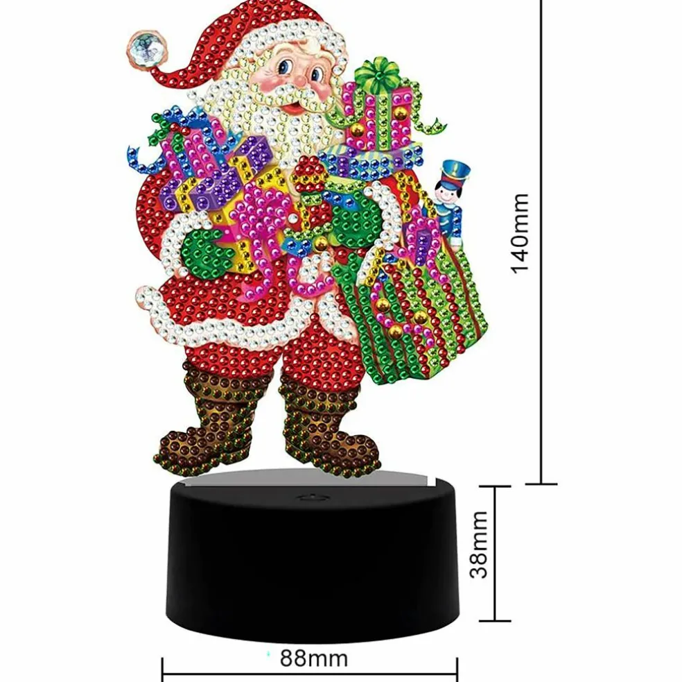 Sparkly Selections Santa Lamp Diamond Art Kit