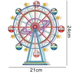 Sparkly Selections Space Theme Ferris Wheel 3D Decoration Diamond Painting