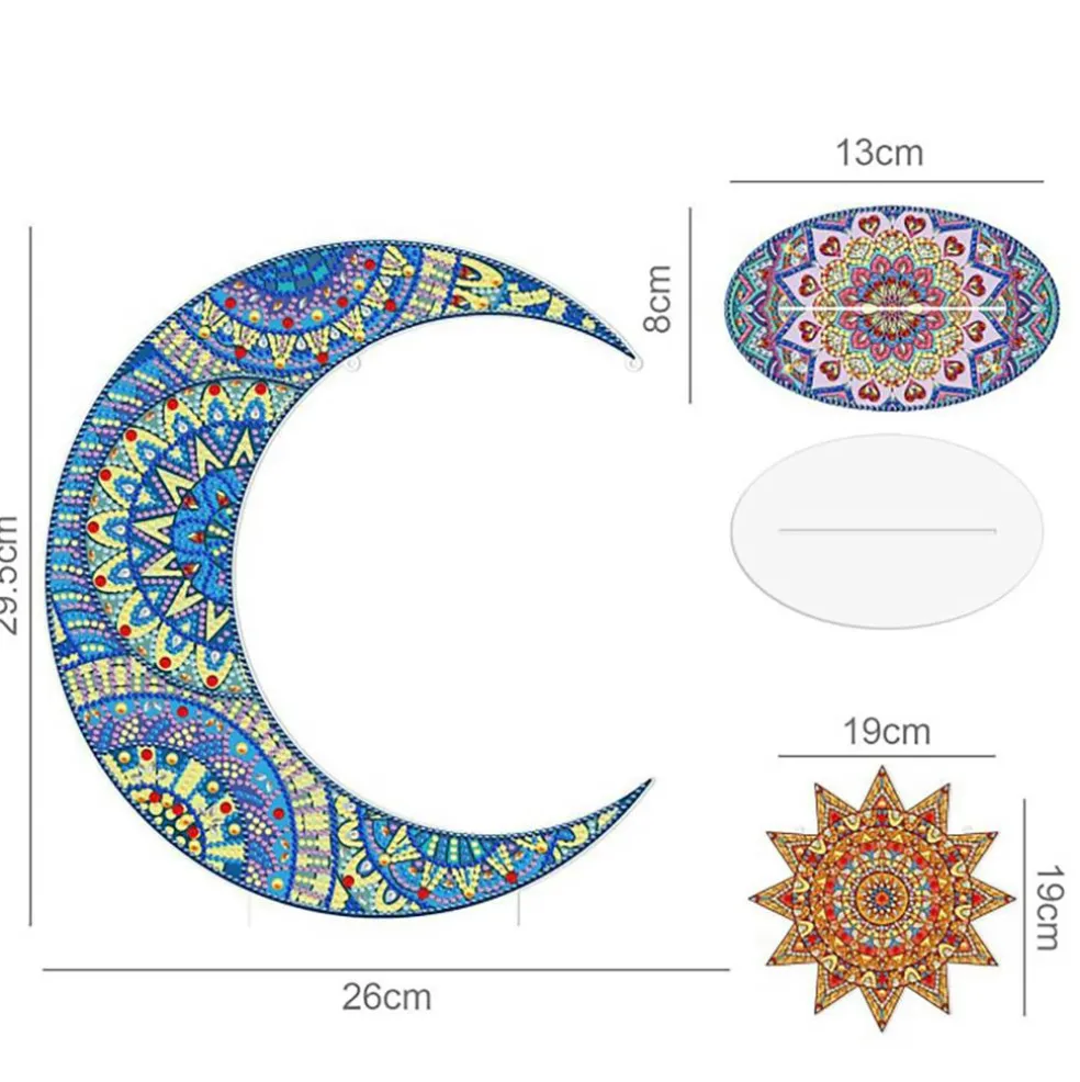 Sparkly Selections Sun and Moon 3D Table Decoration Diamond Painting
