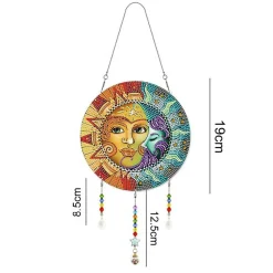 Sparkly Selections Sun and Moon Wall Hanger Diamond Painting