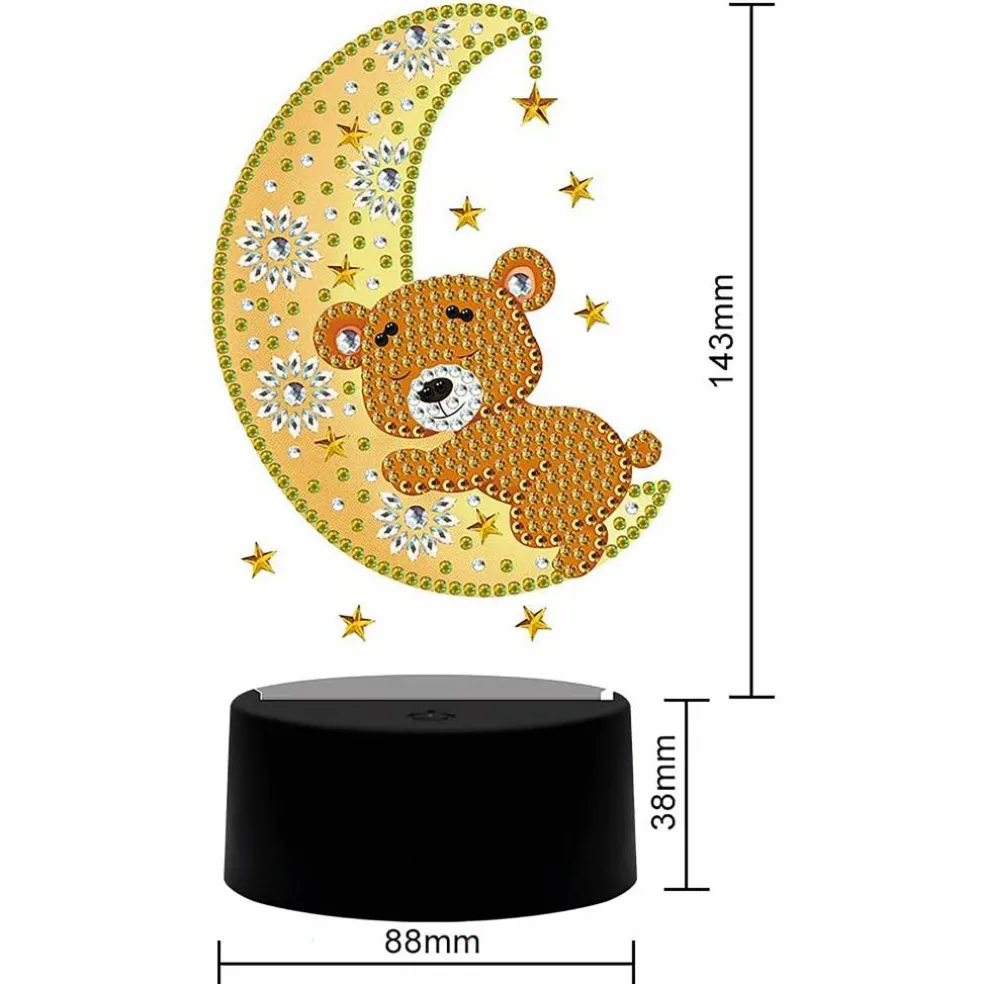 Sparkly Selections Teddy Bear Lamp Diamond Art Kit