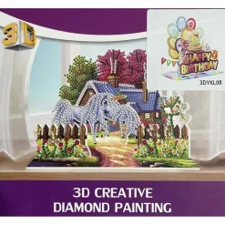 Sparkly Selections Unicorns at Home 3D Decoration Diamond Painting