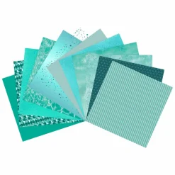 Specialty Teals Paper Pad by Recollections™, 12" x 12"