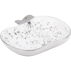 Speckled Ceramic Apple Shaped Dish