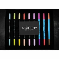 Spectrum Noirâ„¢ Academy of Colour DuoColour Markers 18 Color Cute Characters Tutorial Kit