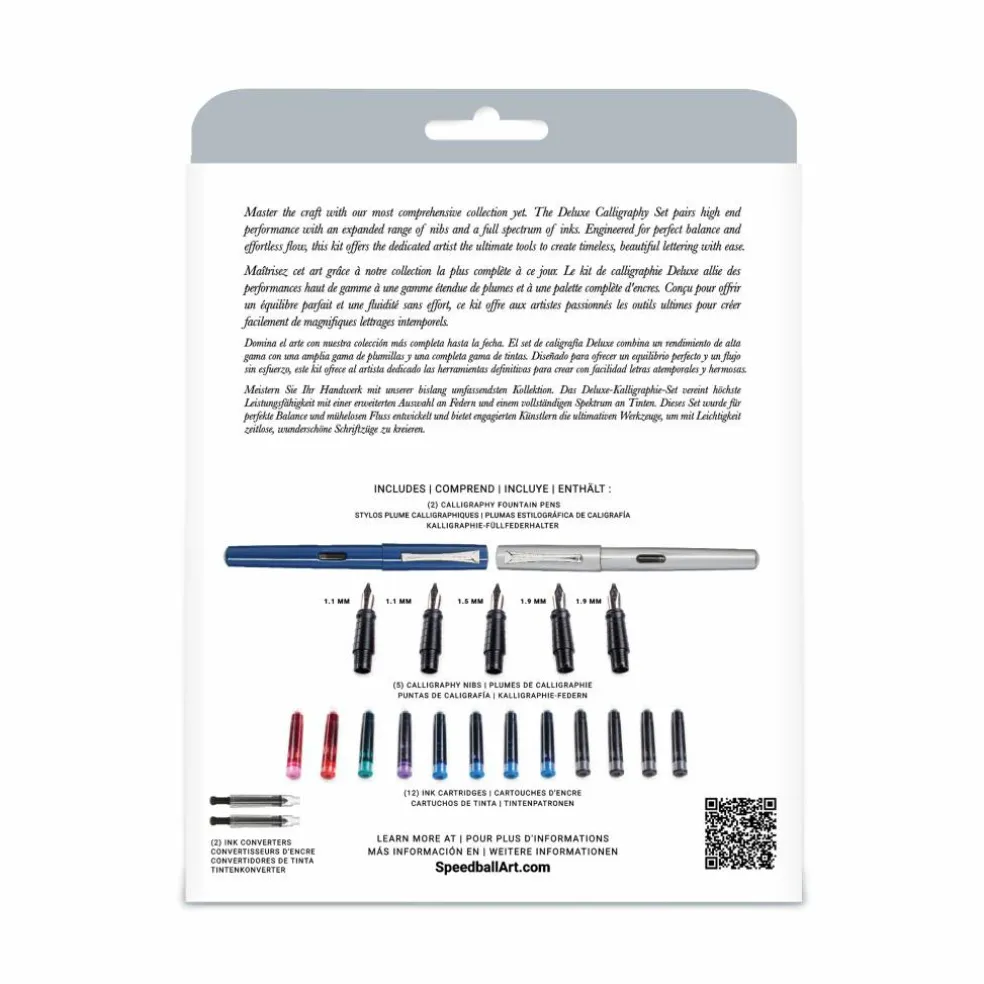 Speedball® Deluxe Calligraphy Foutain Pen Set