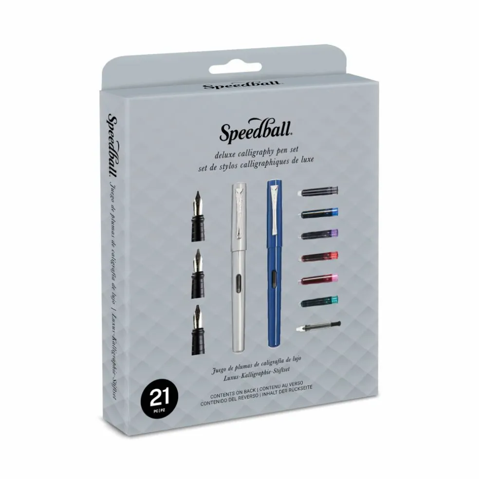 Speedball® Deluxe Calligraphy Foutain Pen Set