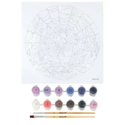 8" Spider Paint-by-Number Plywood Surface Kit by Artist's Loft®