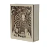 8.75" Spider's Web Shadow Box DIY LED Wood Décor by Make Market®