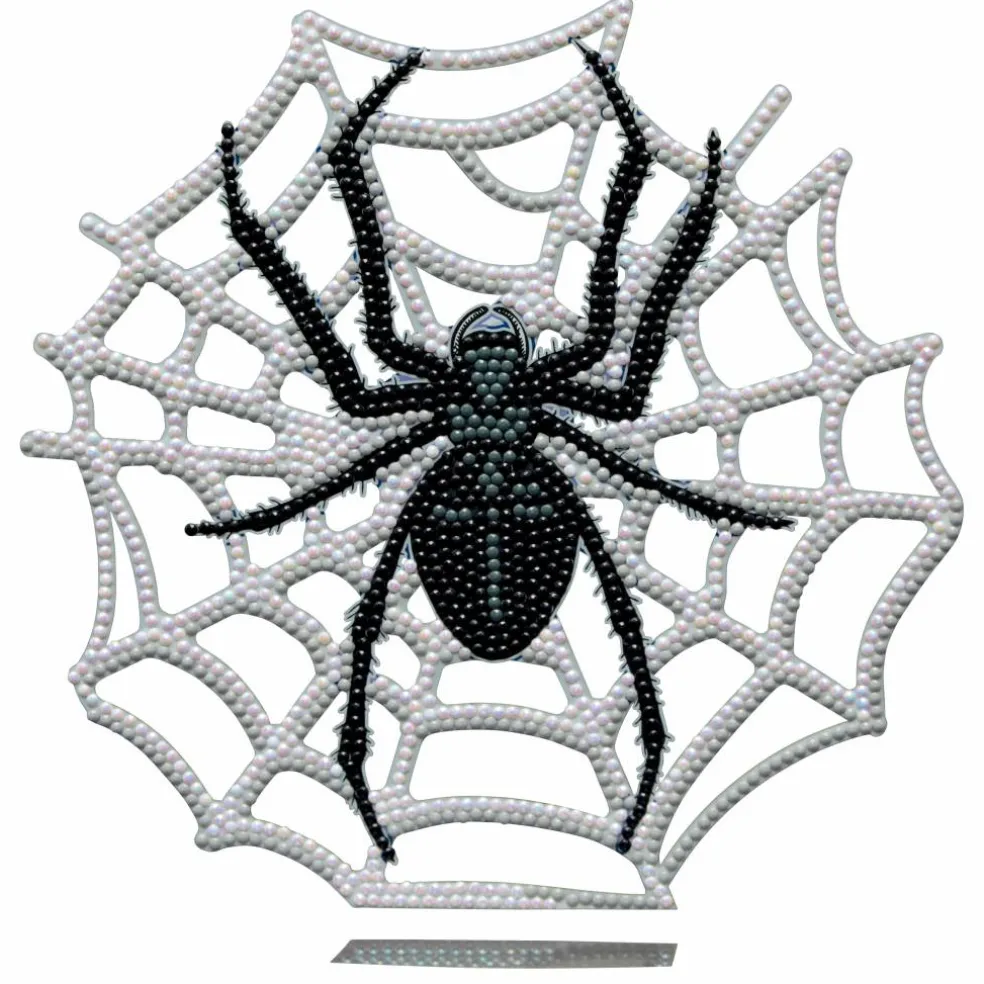 8" Spider Web Acrylic Surface Diamond Art Kit with Stand by Make Market®