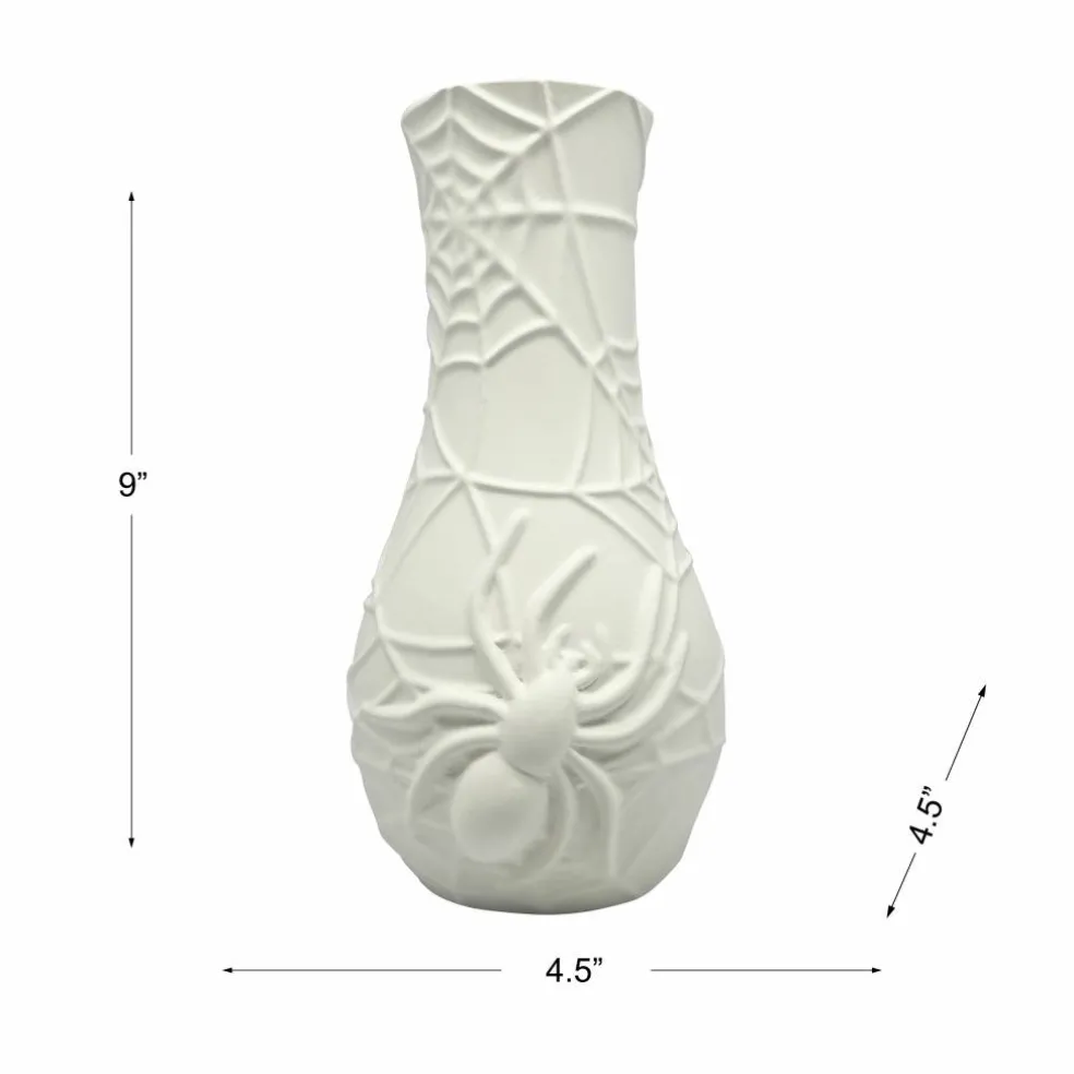 9" Spiderweb DIY Ceramic Vase by Make Market®