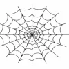 Spider Web Edible Cake Topper- 1/4 Sheet