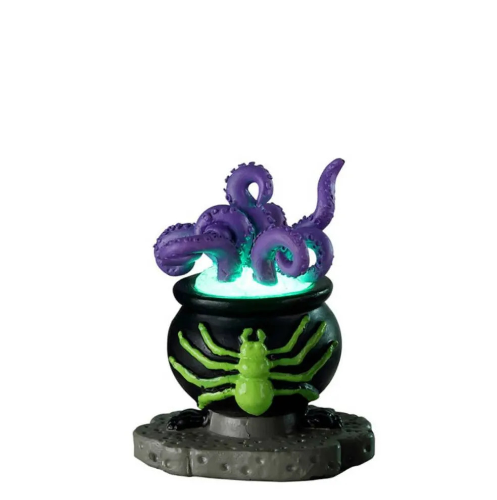 Spooky Cauldron - Lights Up! - Lemax Spooky Town