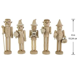 6" Spooky Icons DIY Wood Nutcracker Set by Make Market®