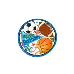 Sports Birthday 7" Plates - 8 Plates