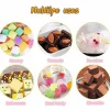 Square Candy Molds Silicone Molds for Hard Candy, Gummy, Caramels, Chocolate, Ganache, Ice Cubes, 252 Cavity