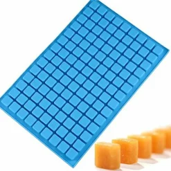 Square Candy Molds Silicone Molds for Hard Candy, Gummy, Caramels, Chocolate, Ganache, Ice Cubes, 252 Cavity