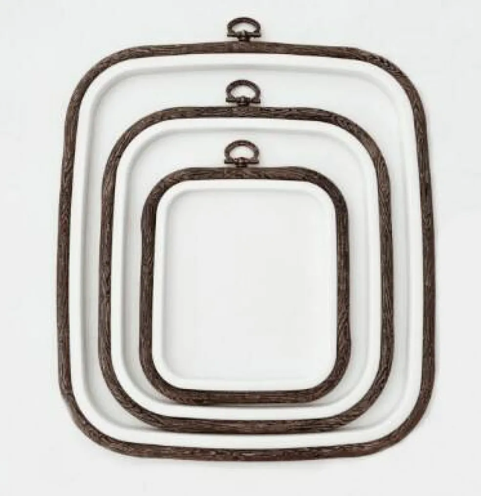 Square Flexi Hoop Nurge 230-13 Woodgrain