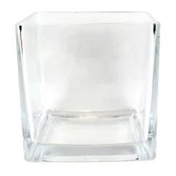 6" Square Glass Vase by Ashland®
