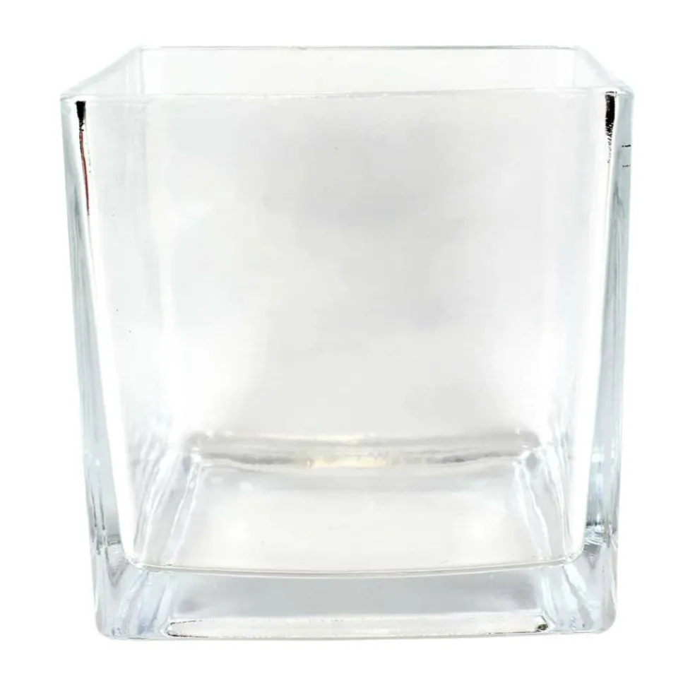 6" Square Glass Vase by Ashland®