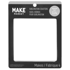 3.7" Square Sublimation Coasters by Make Market®, 4ct.