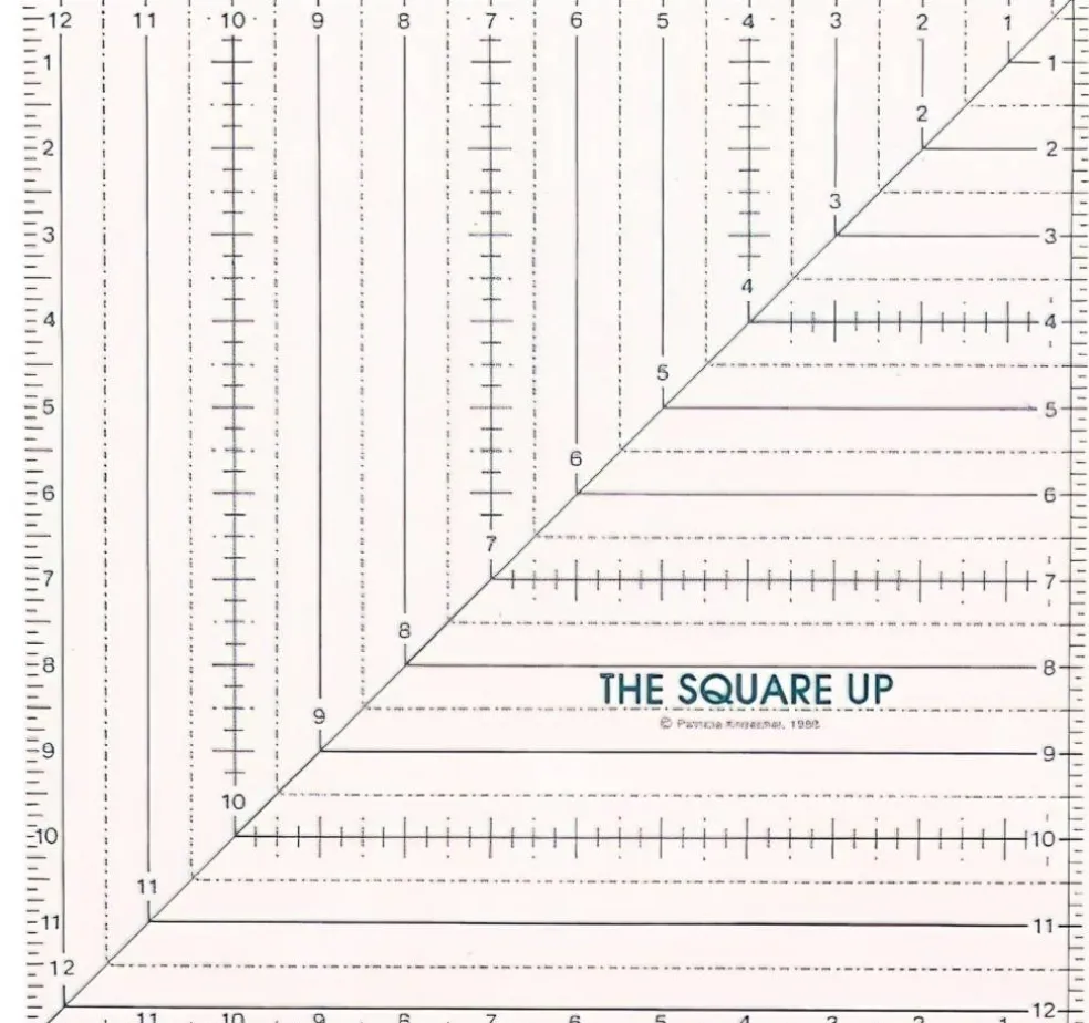 12 1/2 Square Up Ruler by Quilt in a Day