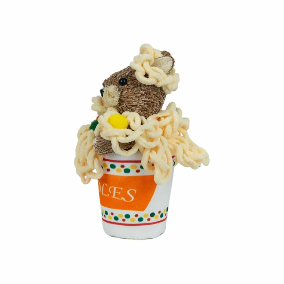 7.5" Squirrel & Noodles Natural Decorative Animal by Ashland®