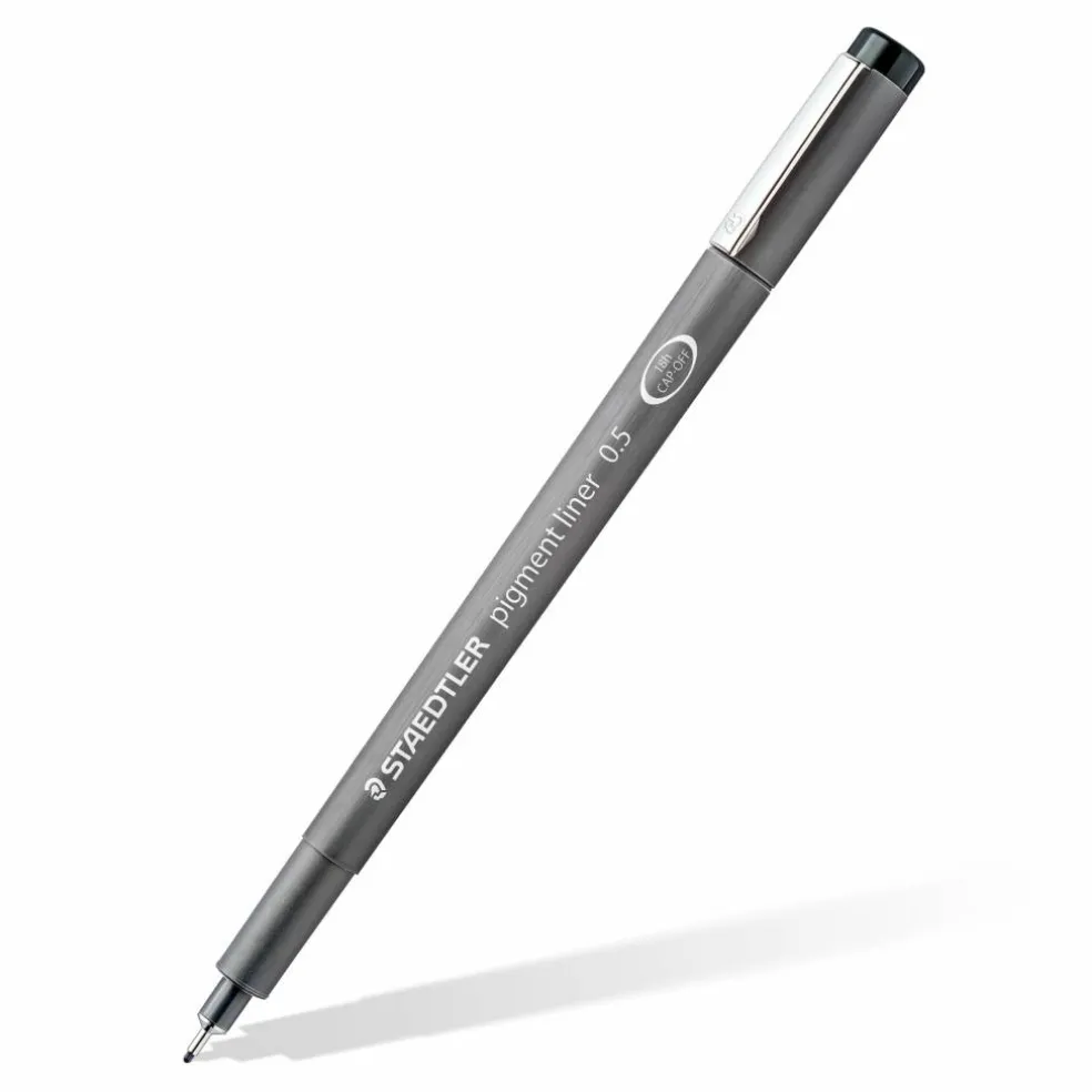 STAEDTLER® Black 8 Piece Pigment Liner Set