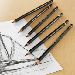 Staedtler® Mars® Lumograph® 6 Black Pencil Set