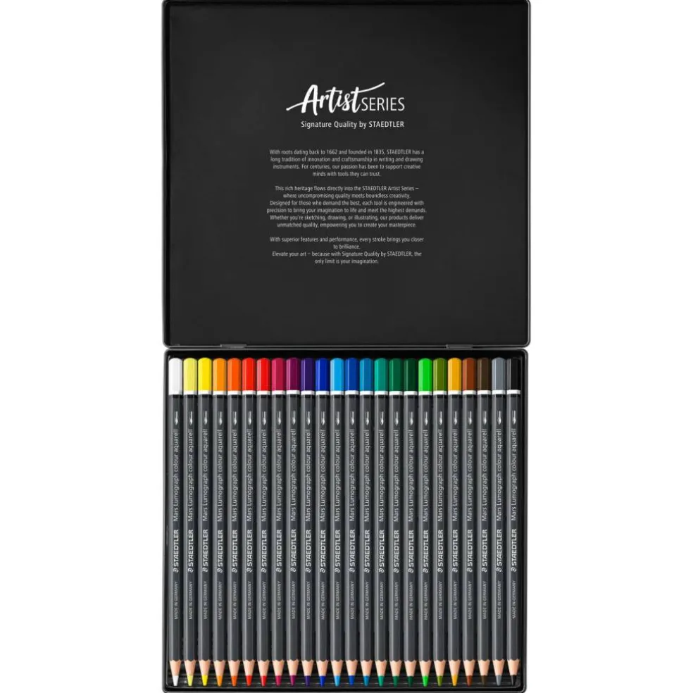 Staedtler® Mars® Lumograph 24-Piece Watercolor Pencil Set