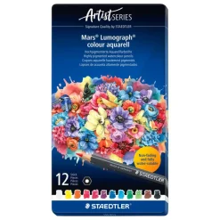 Staedtler® Mars® Lumograph® 12-Piece Watercolor Pencil Set