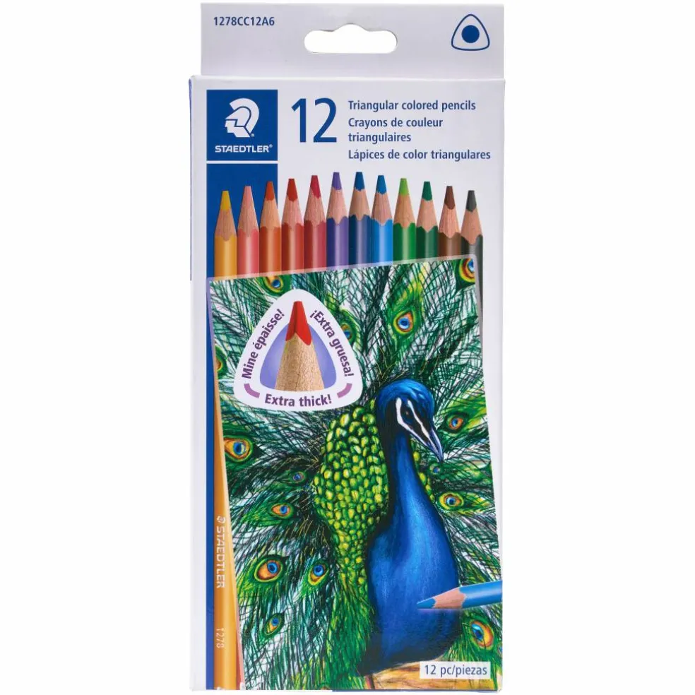 Staedtler® Triangular Colored Pencils