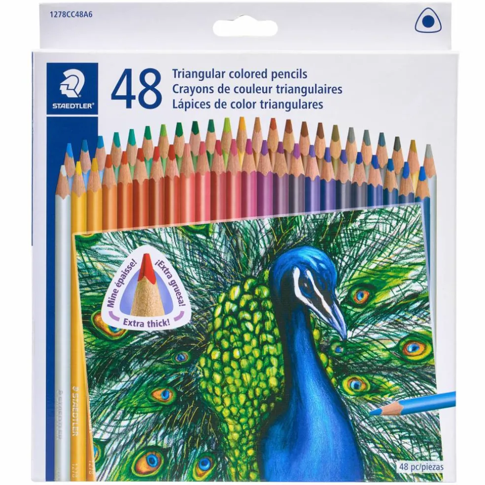 Staedtler® Triangular Colored Pencils