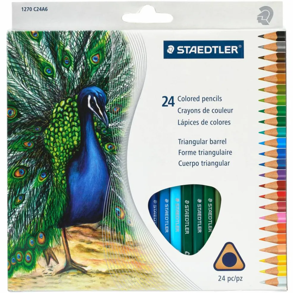 Staedtler® Triangular Colored Pencils