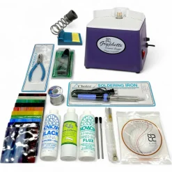 Stained Glass Beginner Kit - 13 Items (Everything you need for stained glass projects!)
