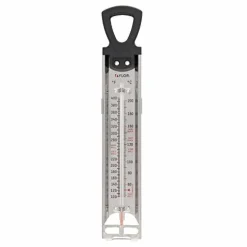 Stainless Steel Candy Deep Fry Food Cooking Kitchen Analog Thermometer, 12 Inches
