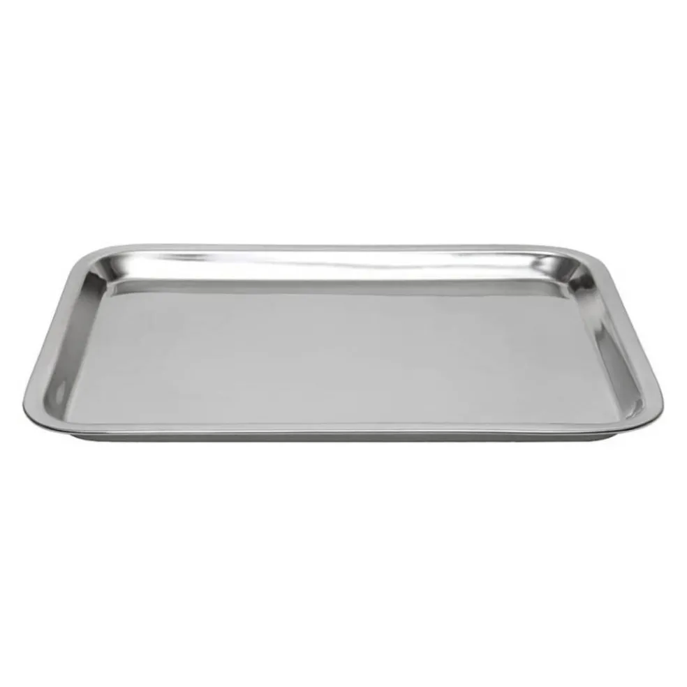 Stainless Steel Cookie Sheet Pan Serving Tray 6.75 x 12.125 in