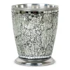 Stainless Steel Ice Mosaic Wastebasket | 7QT | Sleek & Durable Trash Can