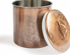 Stainless Steel Kitchen Canister | Antique Copper Finish