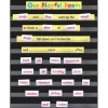 Standard Pocket Chart, 34" x 44", Black