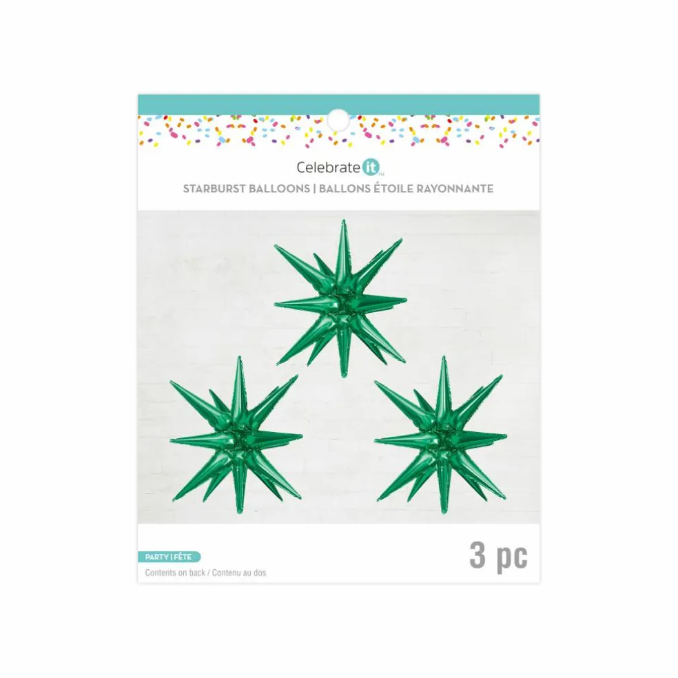 26" Starburst Foil Balloons, 3ct. by Celebrate It™