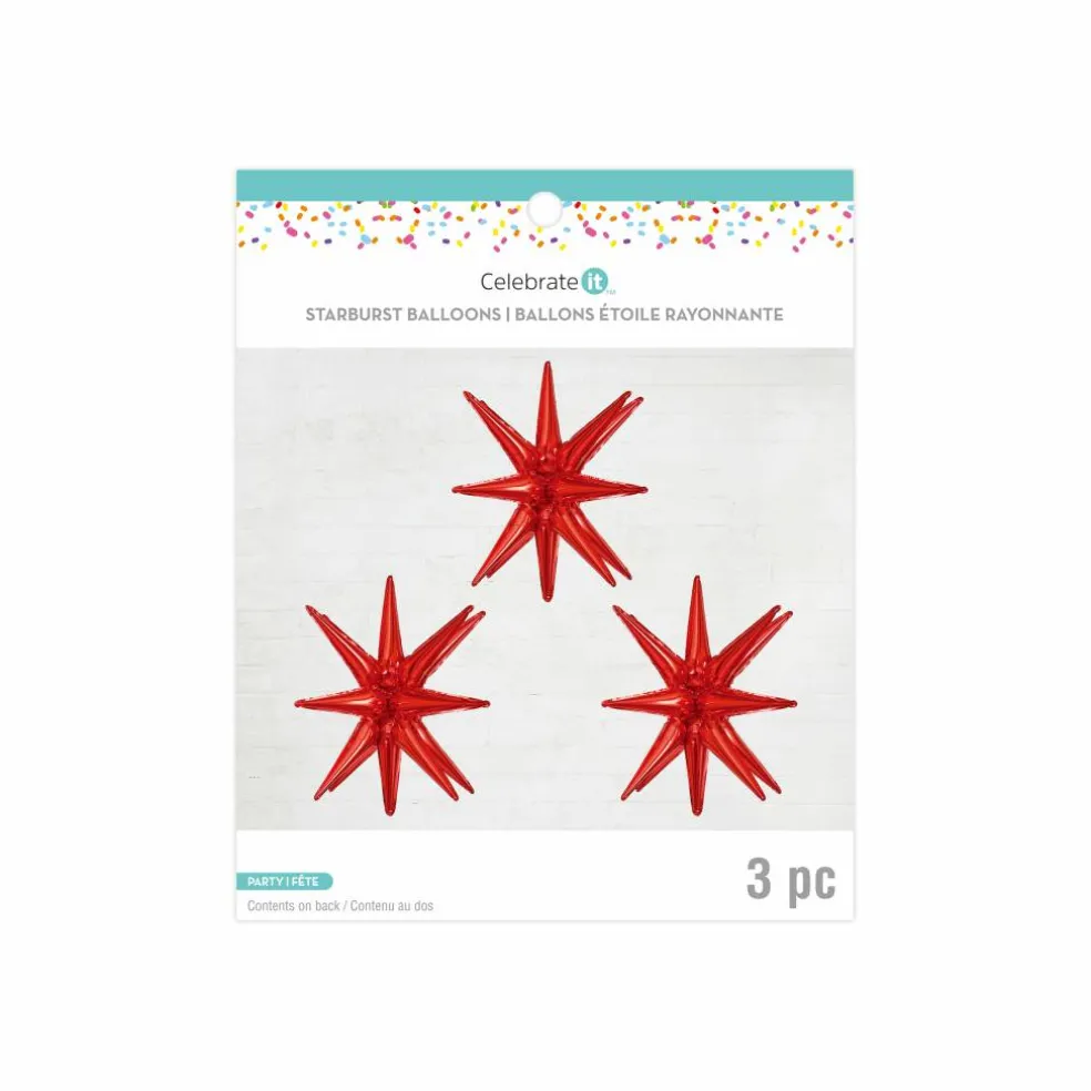 26" Starburst Foil Balloons, 3ct. by Celebrate It™