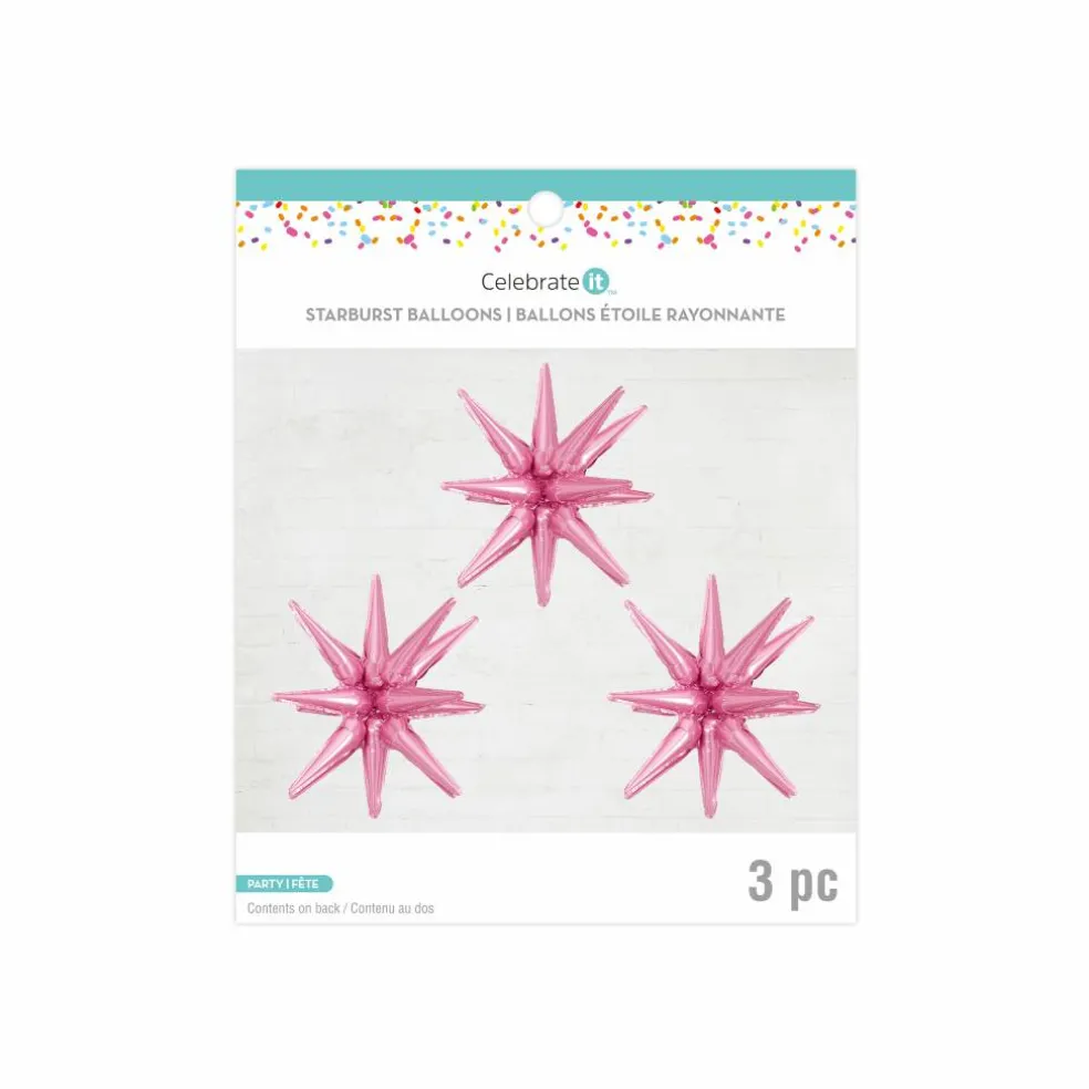 26" Starburst Foil Balloons, 3ct. by Celebrate It™