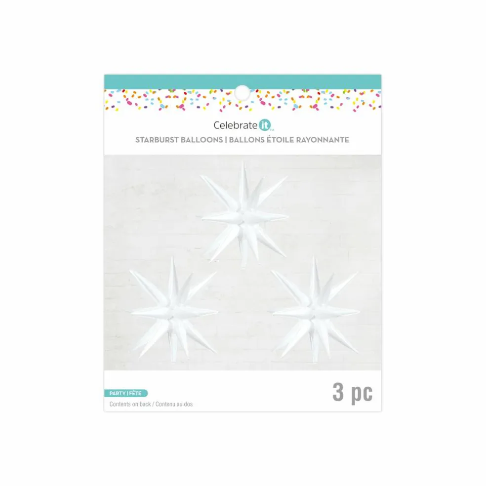 26" Starburst Foil Balloons, 3ct. by Celebrate It™