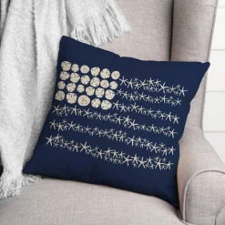 Starfish Flag Spun Poly Pillow