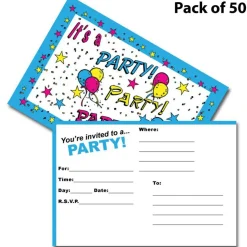 Star Party Postcard Invitations 4x6"" Celestial Design